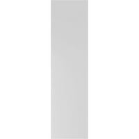 Ekena Millwork 1 8 W 79 H TRUE FIT PVC Три табли се приклучија на одборот-n-batten ролетни, градско сиво