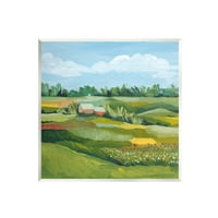 Ступела огромна ливада село обработливо земјиште Пејзаж Сликарство Сликарство wallидна плакета Нерамената
