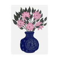 Трговска марка ликовна уметност „насликана вазна II“ платно уметност од Мелиса Ванг