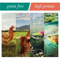 Frontier Совршени порции жито бесплатно природно возрасно лице за храна со влажни мачки паштети пилешко и