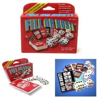 Пополнете или биста одлична игра со картички и коцки - семејна забава играчка за сите возрасти - Одлична идеја