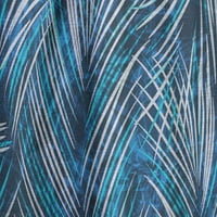 DesignArt „Тропски сина палма лисја“ Тропски панел за завеси