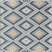Soleil BR30L зајдисонце племенски марокански сива област килим, 5'x7 '