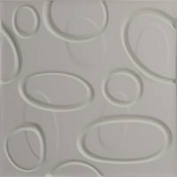 5 8 W 5 8 H FELI ENDURAWALL Декоративен 3Д wallиден панел, ултраковер сатен цвет бел