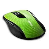 Rapoo 7100p 5g Оптички глушец со копчиња за програмабилно тркало со 4Д - Зелена