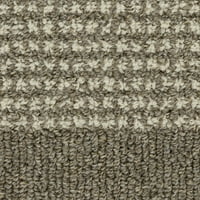 Главни модерни блокови коала кафеава килим во затворен акцент, 1'8 x2'10