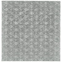 Hartford Tufted lattice волна килим, ладно сиво, килим со акцент од 2ft 3ft