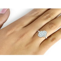 Jewelersclub Aquamarine Ring Ridectone Jewelry - 1. Карат аквамарин 0. Стерлинг сребрен прстен накит - Gemstone