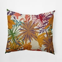 20 14 Едноставно Daisy Jumble Floral Polyester Accent Pillow, Scallion Qty 1