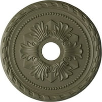Екена Милхаурд 7 8 ОД 5 8 ИД 5 8 П Палмето таванот Медалјон, рачно насликан Спартан камен