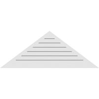 38 W 14-1 4 H Триаголник Површински монтирање ПВЦ Гејбл Вентилак: Функционален, W 2 W 2 P BRICKMOLD SLIL