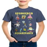 Spongebob SquarePants Момци 4- Графичка маица за тимска мрежа