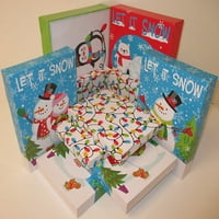 Време на одмор 10pk Нека е кутија за подароци за снег