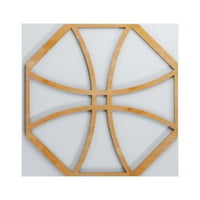 Ekena Millwork 3 8 W 3 8 H 3 8 T Среден Хасвел Декоративен фрет -woodиден панел, алдер
