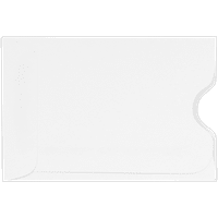 Кредитни картички со картички Luxpaper и ракави за подароци, 80lb, светло бело, големина: 1 2, пакет