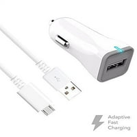 Ixir Huawei Ascend G Charger Micro USB 2. Кабелски комплет од Truwire {Car Charger + Micro USB кабел} Вистинско