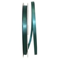 Reliant Ribbon Single Face Satin All Iimes Hunter Green Polyester Ribbon, 3600 0,37