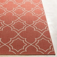 Уметнички ткајачи Валора Камила 'рѓа решетка на отворено 5'3 7'7 Област килим
