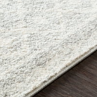 Уметнички ткајачи Елазиз Геометриска област килим, надвор од бела боја, 4 '6' овални