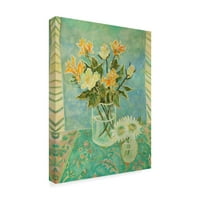 Заштитена марка ликовна уметност „Фрешаи и рози во уметноста„ Сент Тропе “од Лорен Плат