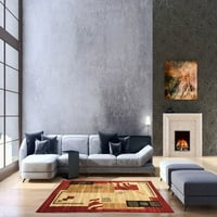 Maxy Home Moderno Collection Mo- модерна современа област килим - од 5'x'7 '